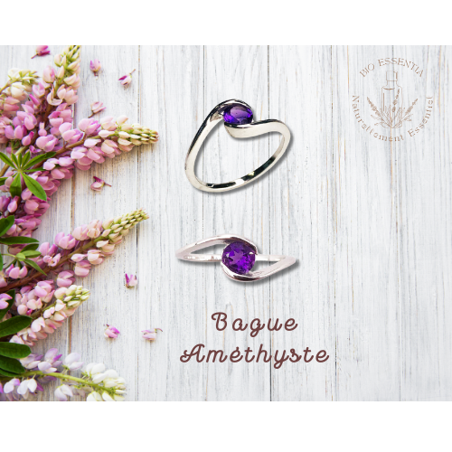 Lilly Amethyst Ring (925 Silver)