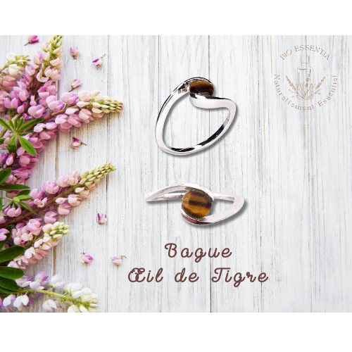 Bague Lilly Œil de Tigre (argent 925) 