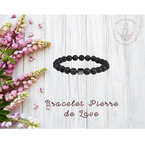 Bracelet en Pierres de Lave